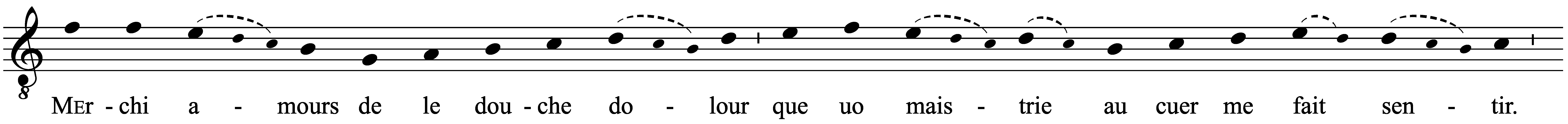 Work musical notation